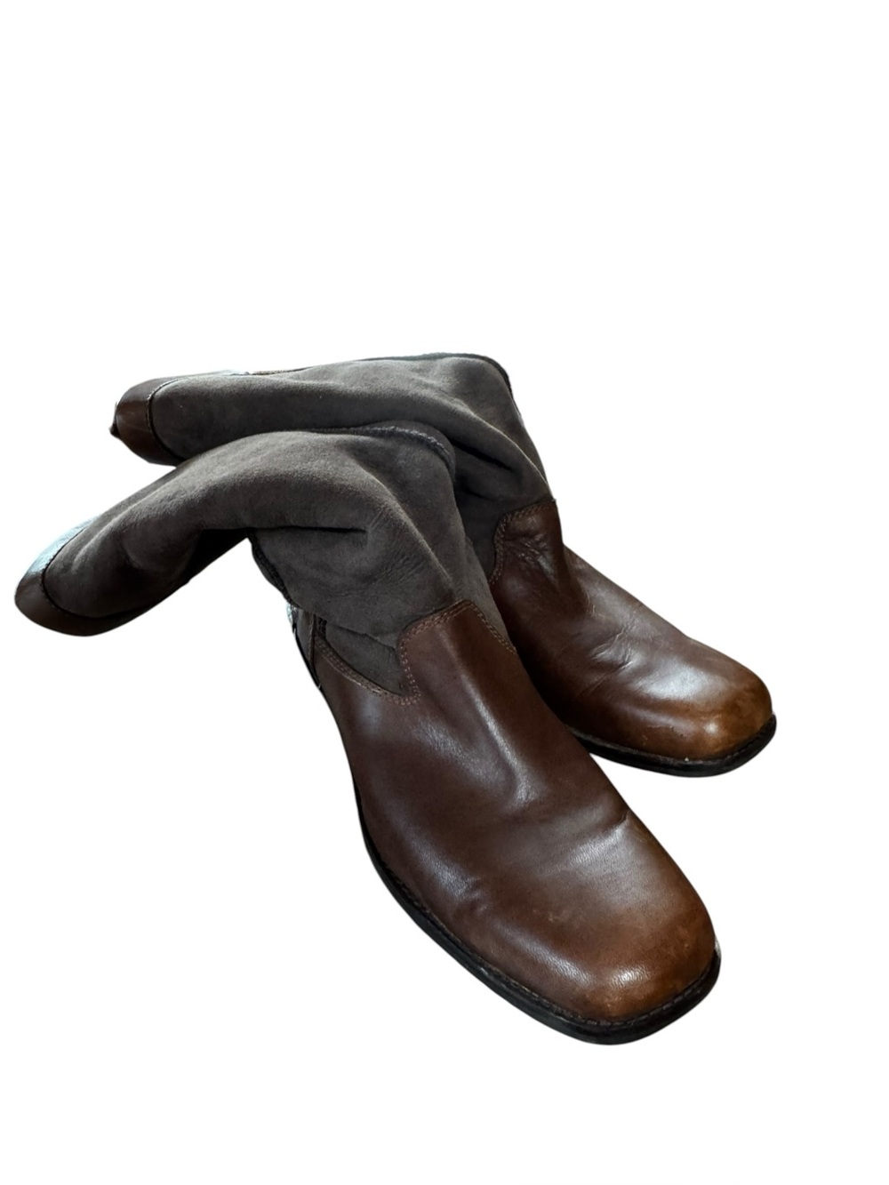 Women’s Ugg Size 11 Brown Suede Brookfield Tall Boots #5594